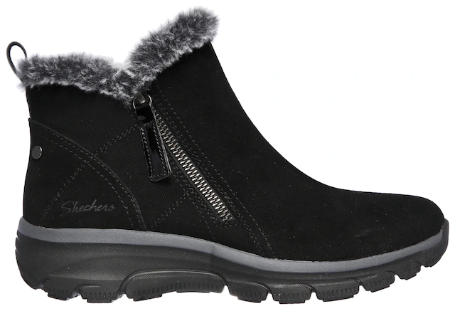 Skechers Winterboots »EASY GOING - HIGH ZIP« Winterschuh mit Fellimitatkragen