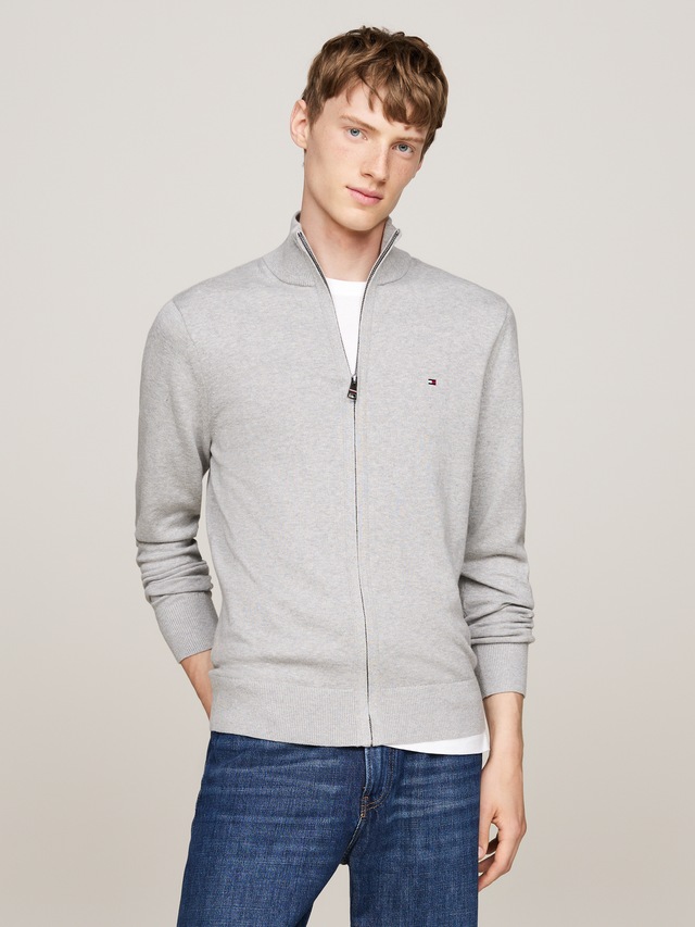 Tommy Hilfiger »PIMA ORG CTN CASHMERE ZIP THRU«