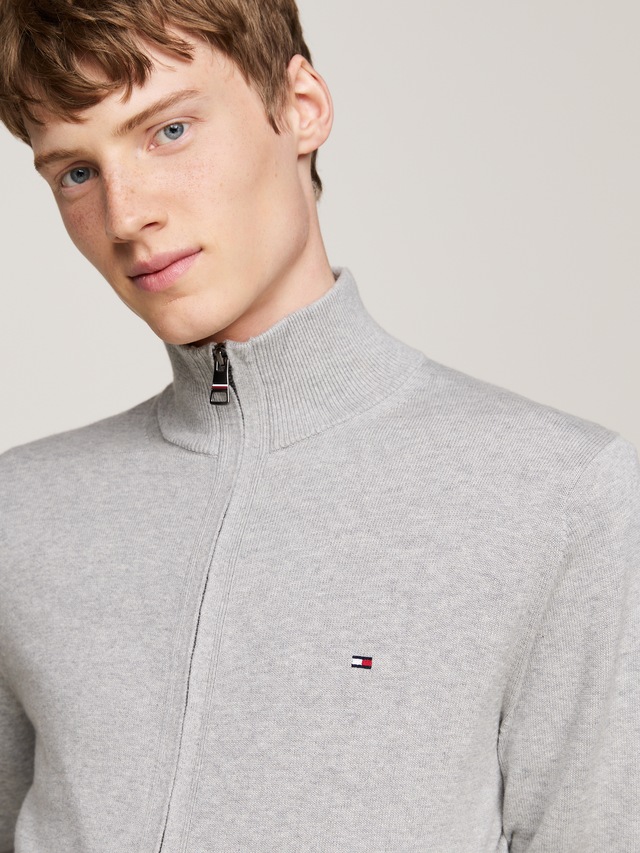 Tommy Hilfiger »PIMA ORG CTN CASHMERE ZIP THRU«