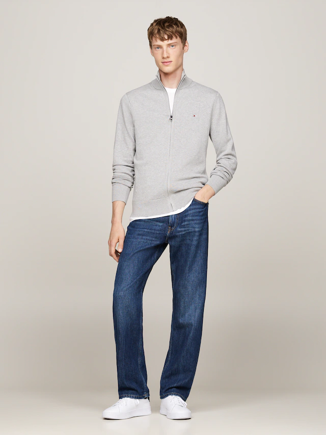 Tommy Hilfiger »PIMA ORG CTN CASHMERE ZIP THRU«
