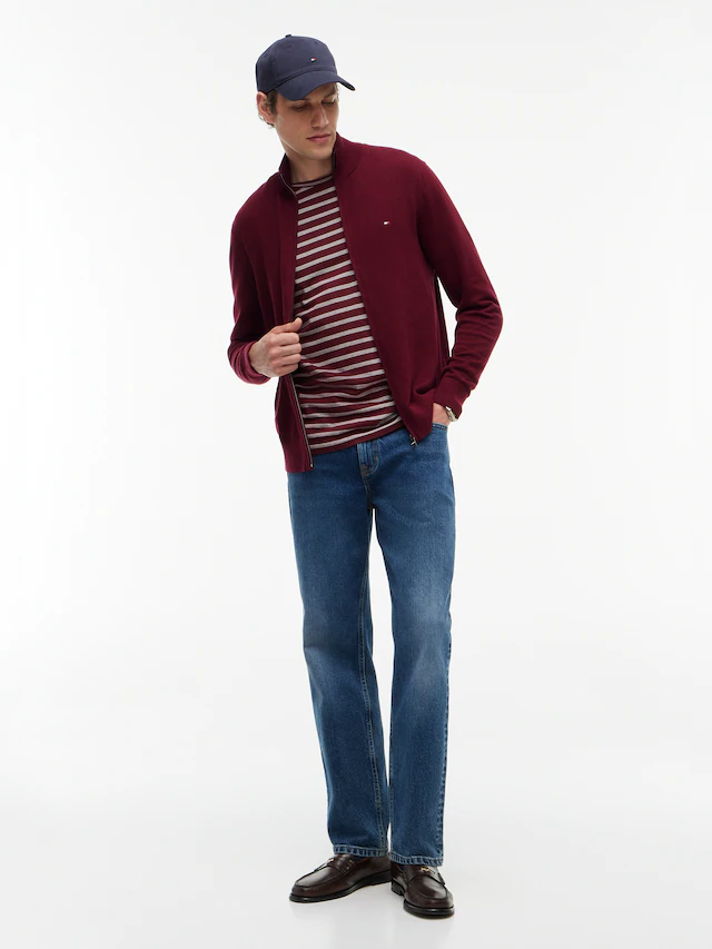 Tommy Hilfiger »PIMA ORG CTN CASHMERE ZIP THRU«