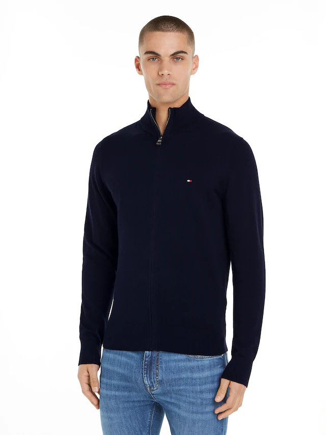 Tommy Hilfiger »PIMA ORG CTN CASHMERE ZIP THRU«
