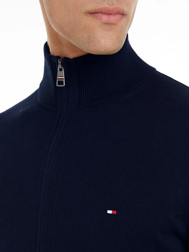 Tommy Hilfiger »PIMA ORG CTN CASHMERE ZIP THRU«