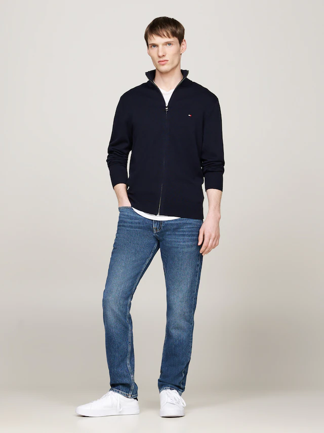Tommy Hilfiger »PIMA ORG CTN CASHMERE ZIP THRU«