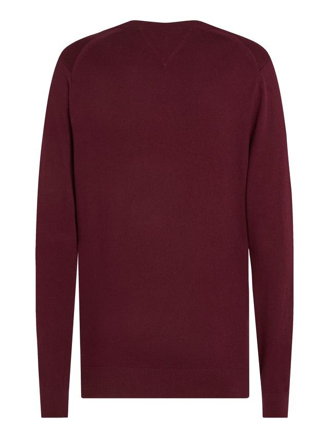Tommy Hilfiger V-Ausschnitt-Pullover »PIMA ORG CTN CASHMERE V NECK«