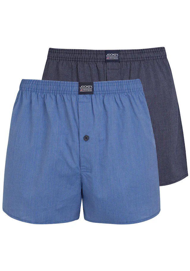 Jockey Webboxer »Everyday Striped« mit Marken Weblabel am Bund
