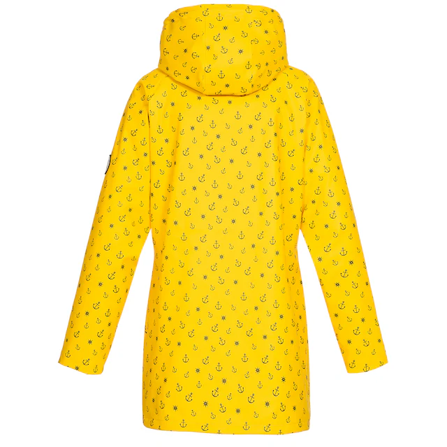 ankerglut Regenjacke »Friesennerz #ankerglutwolke Regenmantel, Longjacket« mit Kapuze auch in Großen Größen erhältlich