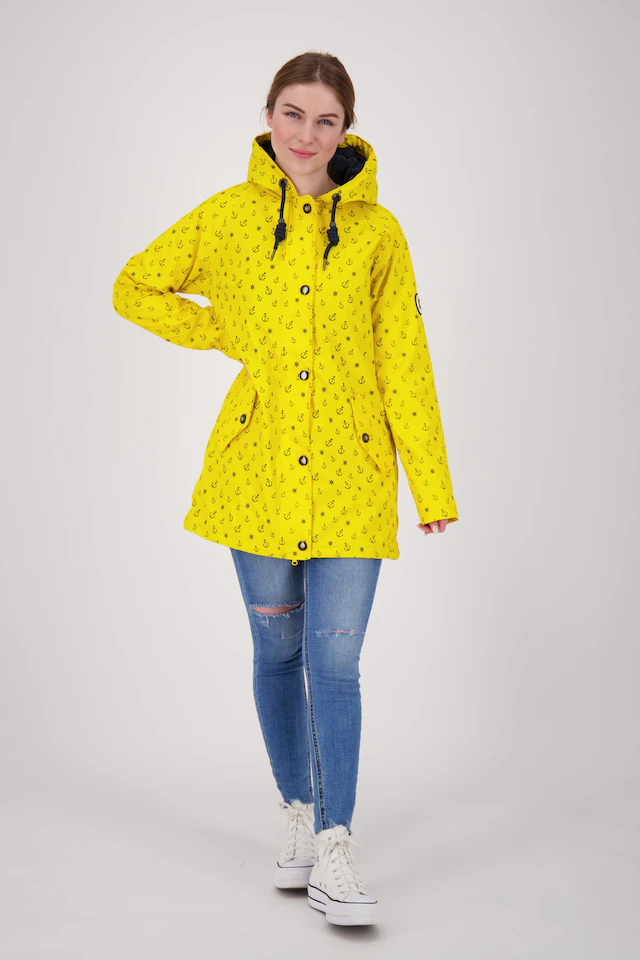 ankerglut Regenjacke »Friesennerz #ankerglutwolke Regenmantel, Longjacket« mit Kapuze auch in Großen Größen erhältlich