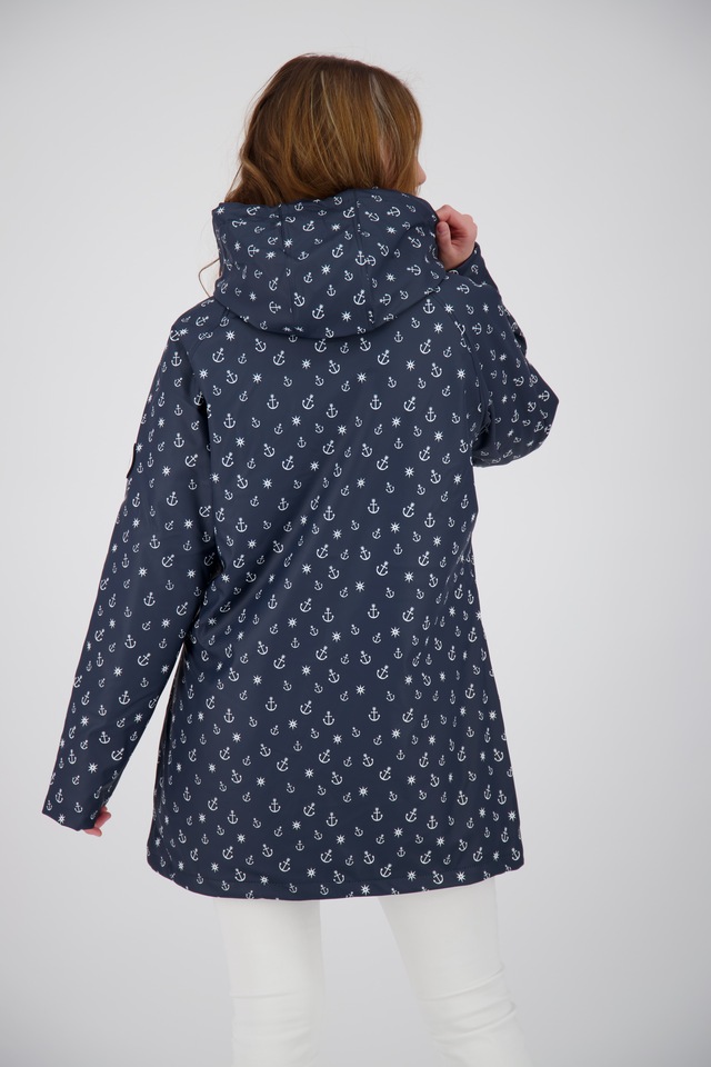 ankerglut Regenjacke »Friesennerz #ankerglutwolke Regenmantel, Longjacket« mit Kapuze auch in Großen Größen erhältlich