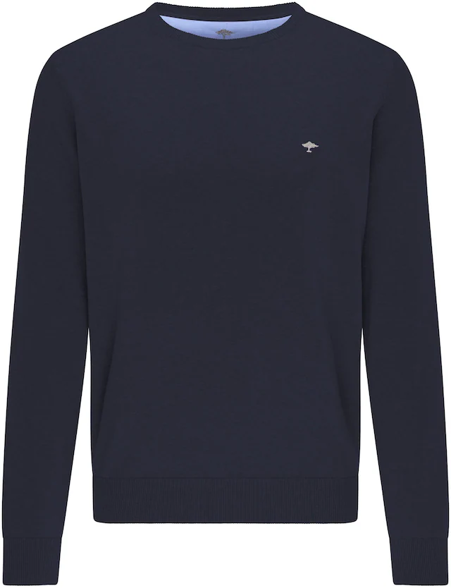 FYNCH-HATTON Strickpullover »FYNCH-HATTON Langarmpullover« mit Logostickerei