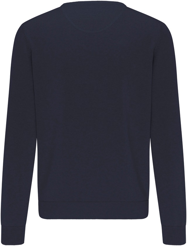 FYNCH-HATTON Strickpullover »FYNCH-HATTON Langarmpullover« mit Logostickerei
