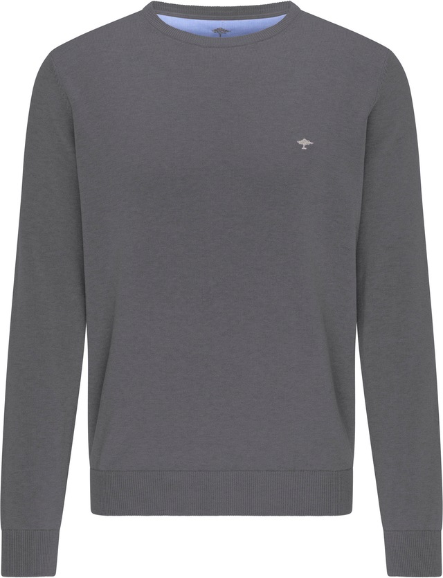 FYNCH-HATTON Strickpullover »FYNCH-HATTON Langarmpullover« mit Logostickerei