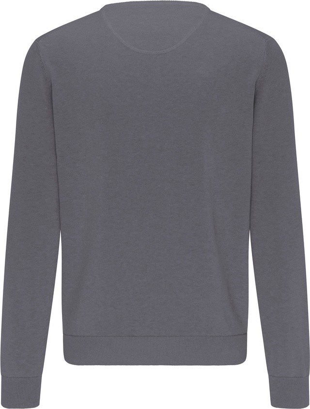 FYNCH-HATTON Strickpullover »FYNCH-HATTON Langarmpullover« mit Logostickerei