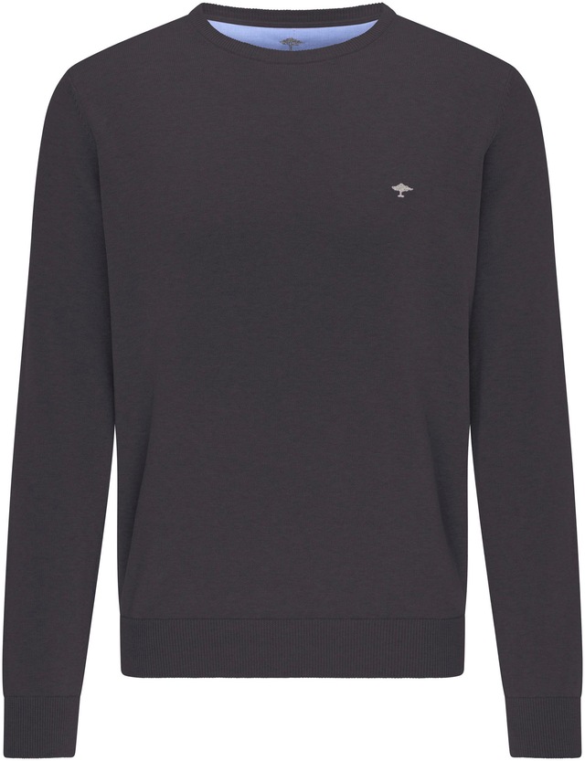 FYNCH-HATTON Strickpullover »FYNCH-HATTON Langarmpullover« mit Logostickerei