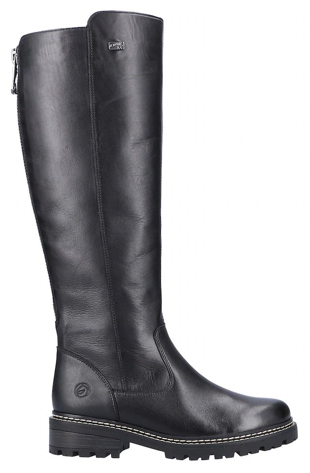 Remonte Stiefel , Blockabsatz, Businesschuh, Langschaftstiefel Innenreißverschluss