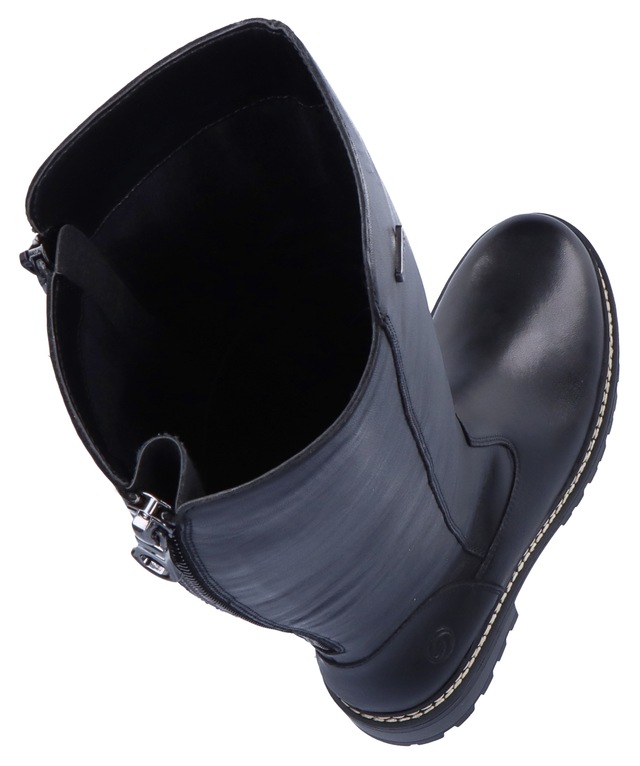 Remonte Stiefel , Blockabsatz, Businesschuh, Langschaftstiefel Innenreißverschluss