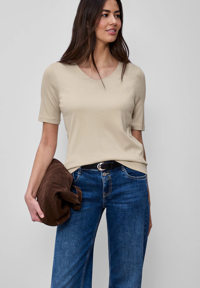 STREET ONE T-Shirt im soften Baumwoll-Mix