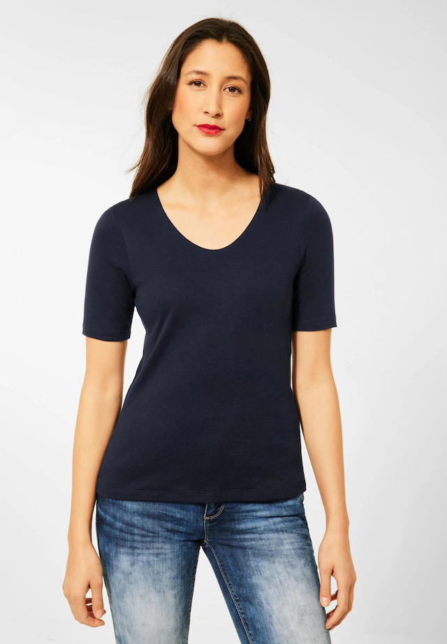STREET ONE T-Shirt im soften Baumwoll-Mix