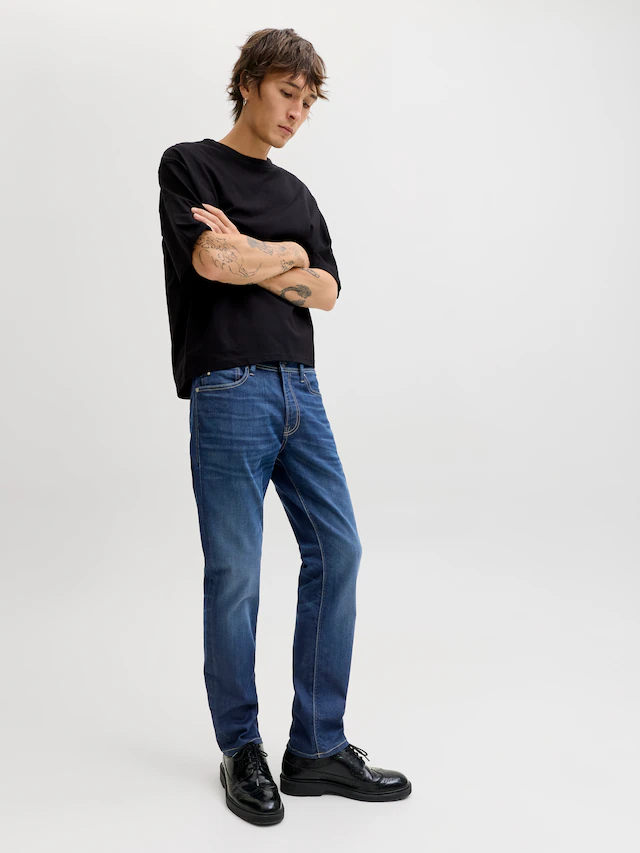 Jack & Jones »JJICLARK mit Used-Look und Stretch für den Alltag« mit Abriebeffekten