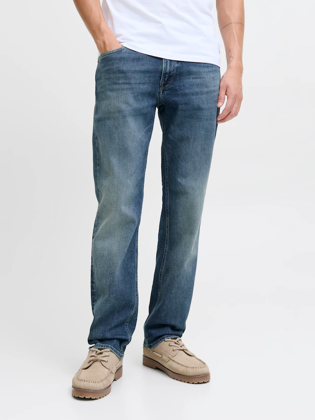 Jack & Jones »JJICLARK mit Used-Look und Stretch für den Alltag« mit Abriebeffekten