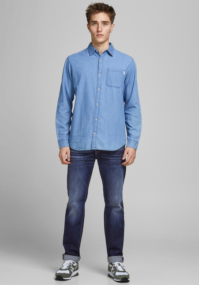 Jack & Jones »JJICLARK mit Used-Look und Stretch für den Alltag« mit Abriebeffekten