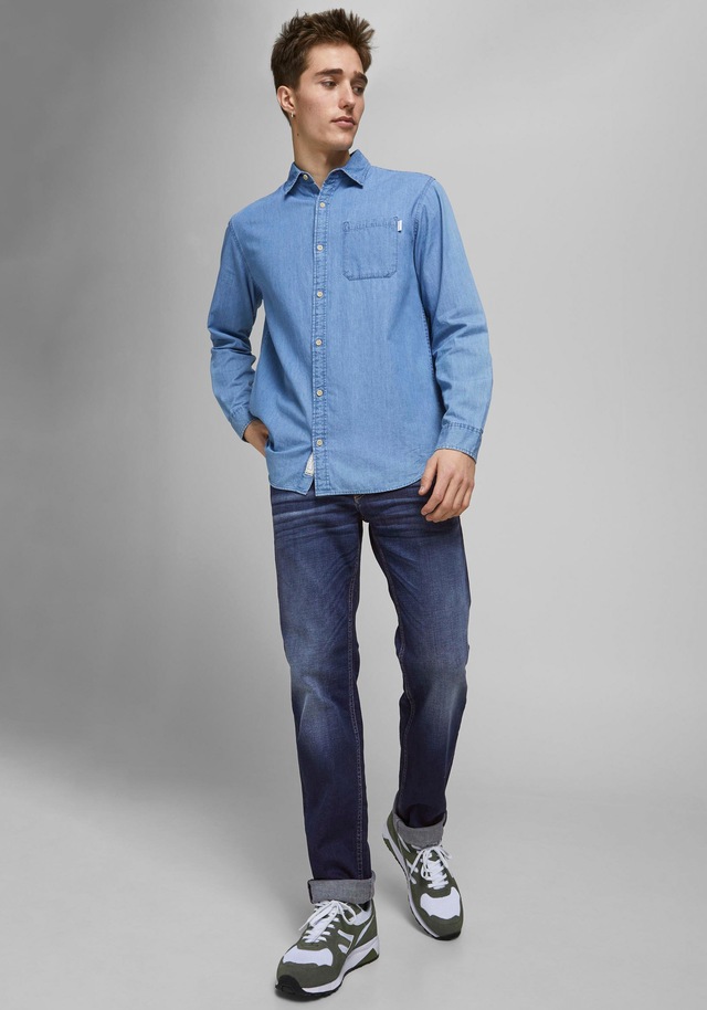 Jack & Jones »JJICLARK mit Used-Look und Stretch für den Alltag« mit Abriebeffekten