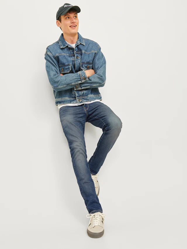 Jack & Jones Slim-fit-Jeans »JJIGLENN JJICON JJ 619 50SPS NOOS« Baumwollmischung, slim fit