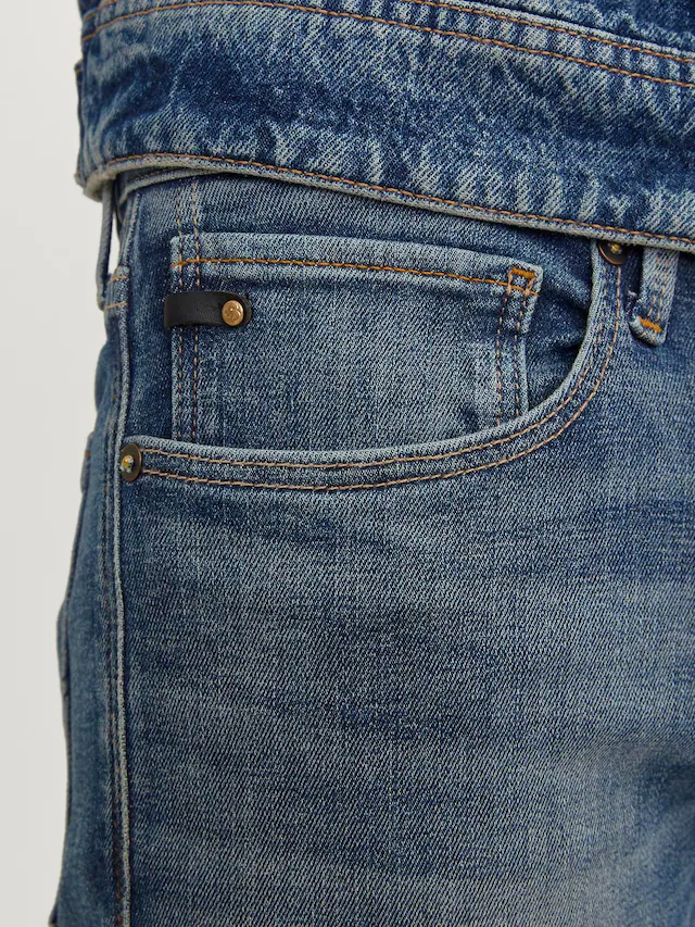 Jack & Jones Slim-fit-Jeans »JJIGLENN JJICON JJ 619 50SPS NOOS« Baumwollmischung, slim fit
