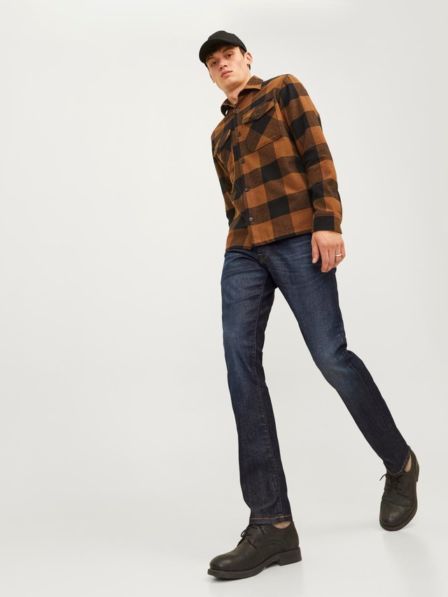 Jack & Jones Slim-fit-Jeans »JJIGLENN JJICON JJ 619 50SPS NOOS« Baumwollmischung, slim fit