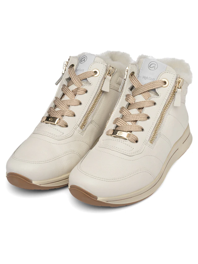 Ara Schnürboots »OSAKA« Herbstboots, mit beidseitigen Reißverschlüssen, H-Weite (=sehr weit)