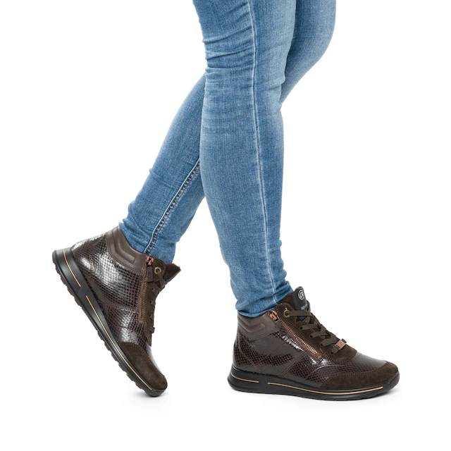 Ara Schnürboots »OSAKA« Herbstboots, mit beidseitigen Reißverschlüssen, H-Weite (=sehr weit)
