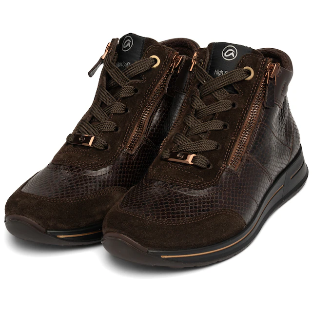 Ara Schnürboots »OSAKA« Herbstboots, mit beidseitigen Reißverschlüssen, H-Weite (=sehr weit)