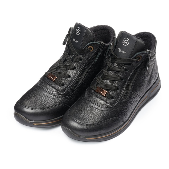 Ara Schnürboots »OSAKA« Herbstboots, mit beidseitigen Reißverschlüssen, H-Weite (=sehr weit)