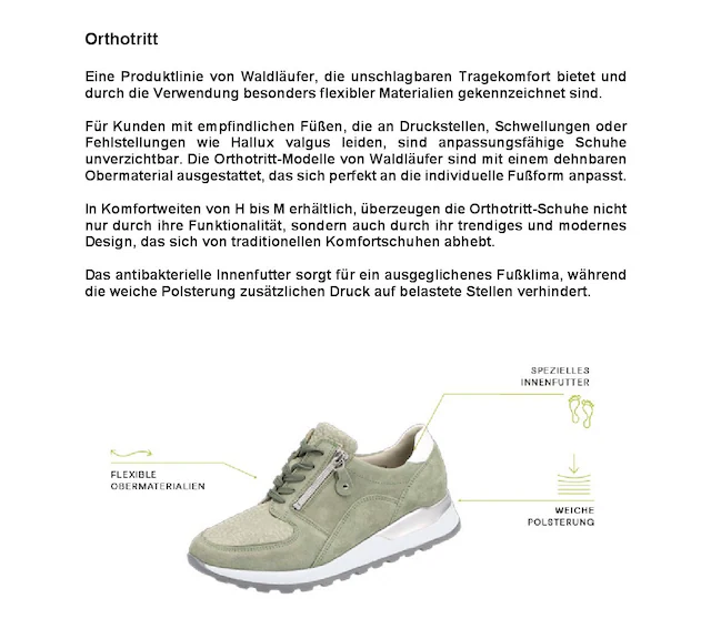 Waldläufer Klettschuh »HENNI-Soft« Slipper, Komfortschuh, Bequemschuh mit Orthotritt, Weite H