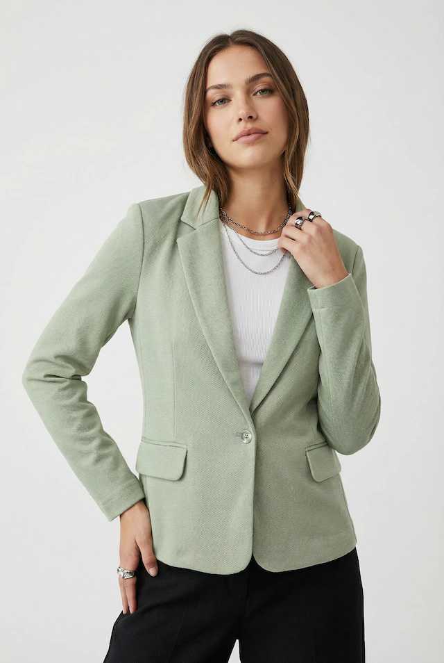 Vero Moda Jerseyblazer »VMJULIA LS BLAZER JRS NOOS« Materialmix, regular fit