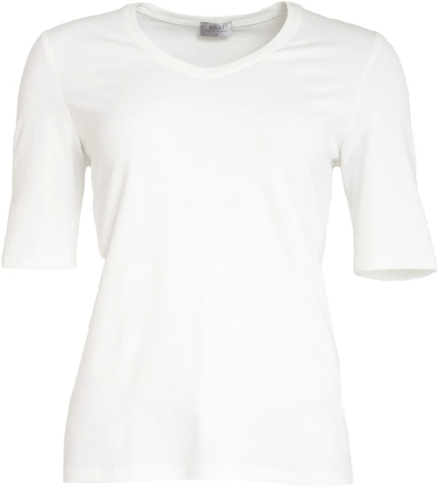 Seidel Moden V-Shirt mit Halbarm aus softem Material, MADE IN GERMANY