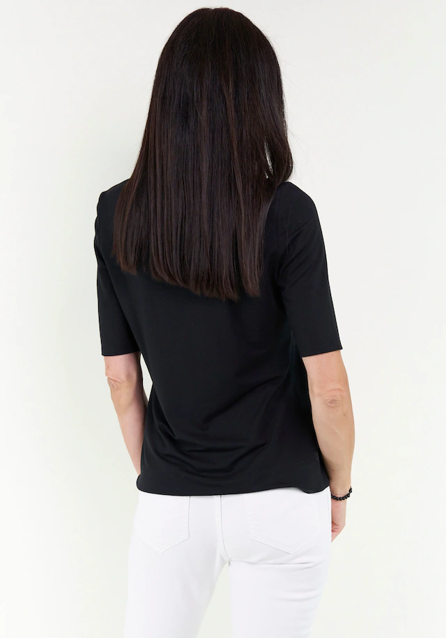 Seidel Moden V-Shirt mit Halbarm aus softem Material, MADE IN GERMANY