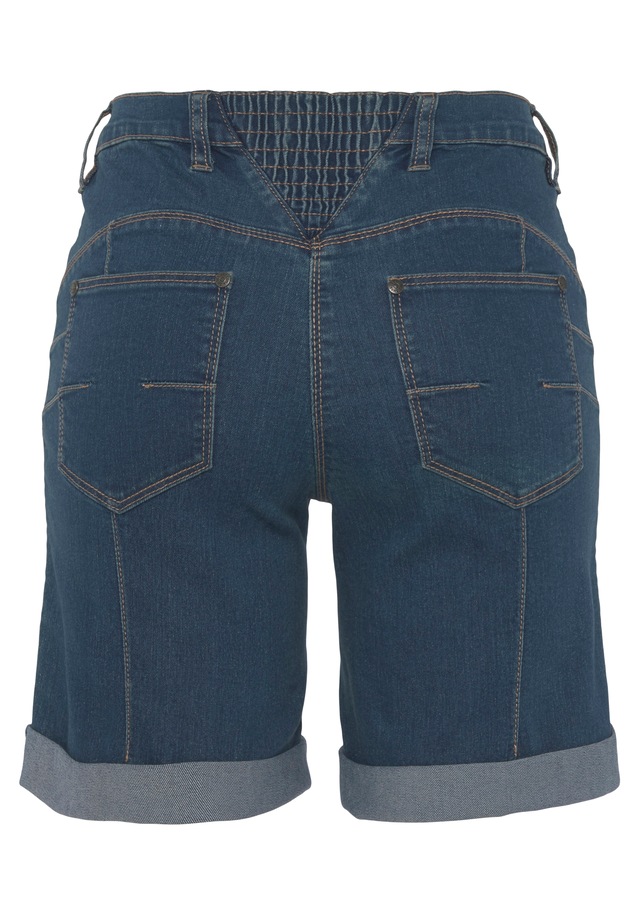 Arizona Jeansbermudas weite Passform, kurze Beinform, hohe Leibhöhe