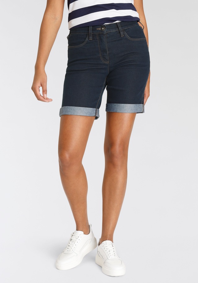 Arizona Jeansbermudas weite Passform, kurze Beinform, hohe Leibhöhe