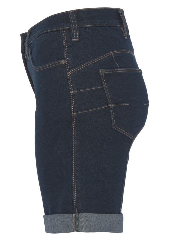 Arizona Jeansbermudas weite Passform, kurze Beinform, hohe Leibhöhe