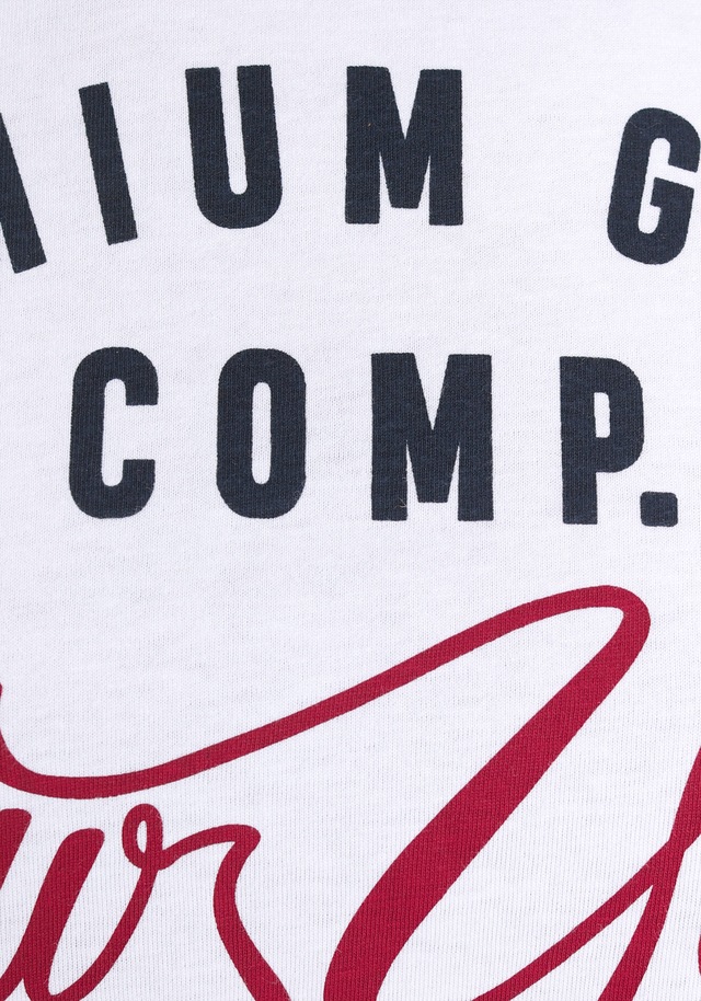 AJC T-Shirt kurzärmelig, schmal geschnitten, mit stylischem Druck
