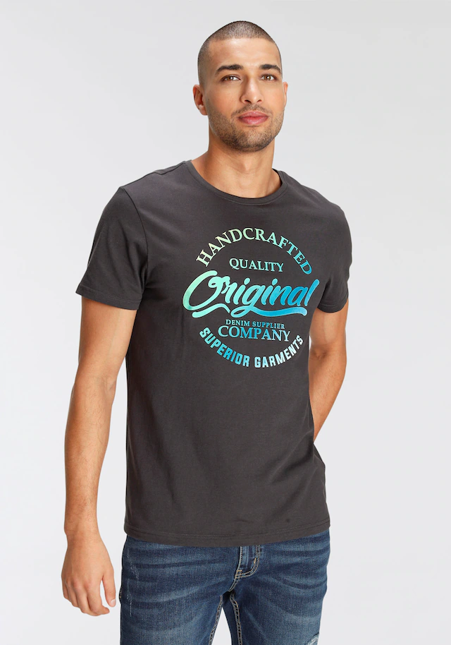 AJC T-Shirt kurzärmelig, schmaler Schnitt, bedruckt oder unifarben
