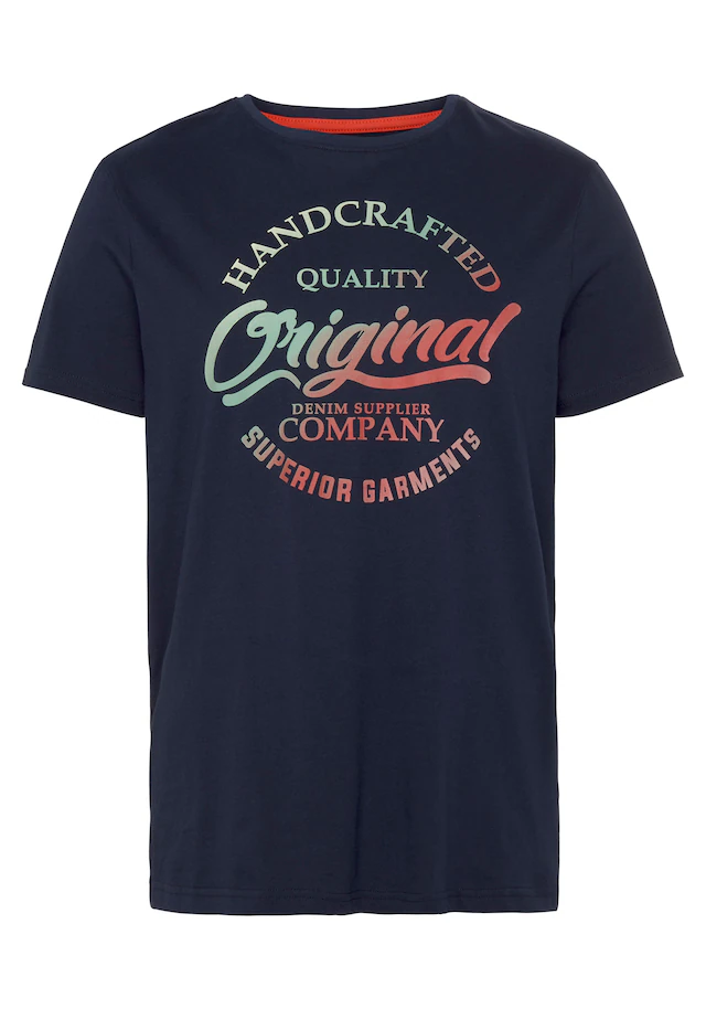 AJC T-Shirt kurzärmelig, schmaler Schnitt, bedruckt oder unifarben