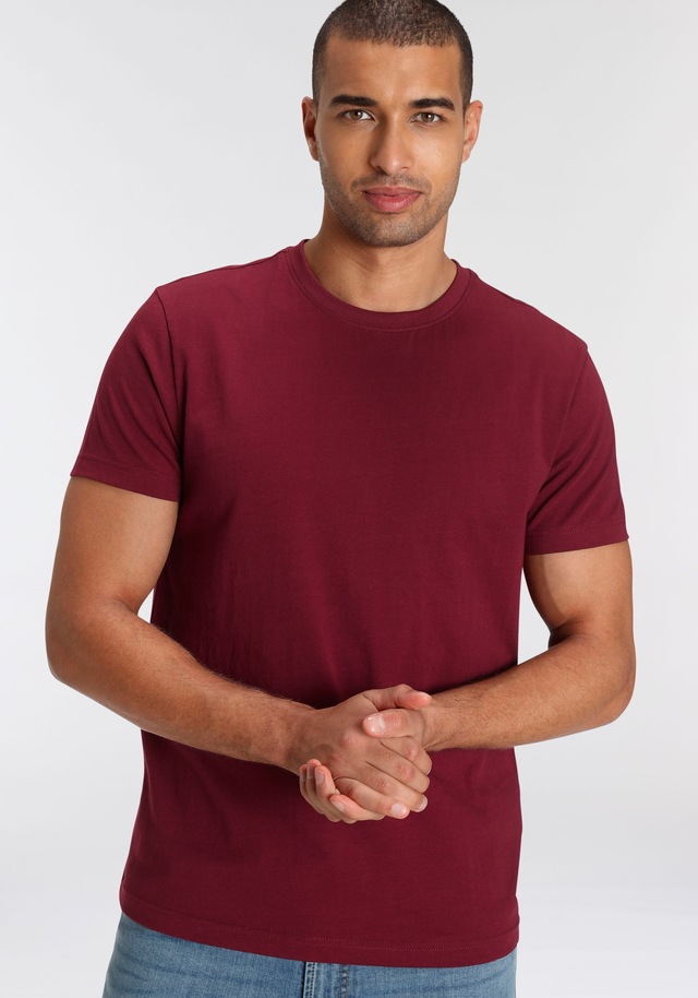 AJC T-Shirt 3er-Pack, lockere Passform, Basic-Stil