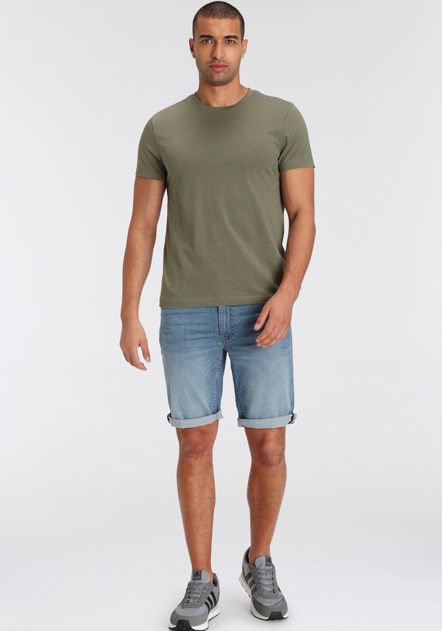 AJC T-Shirt 3er-Pack, lockere Passform, Basic-Stil