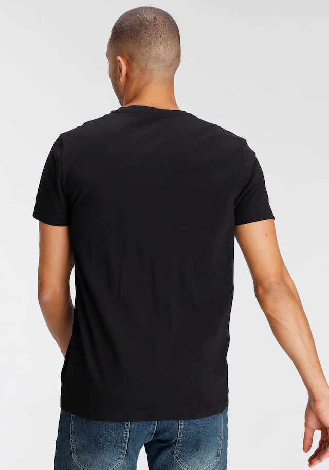 AJC T-Shirt 3er-Pack, lockere Passform, Basic-Stil