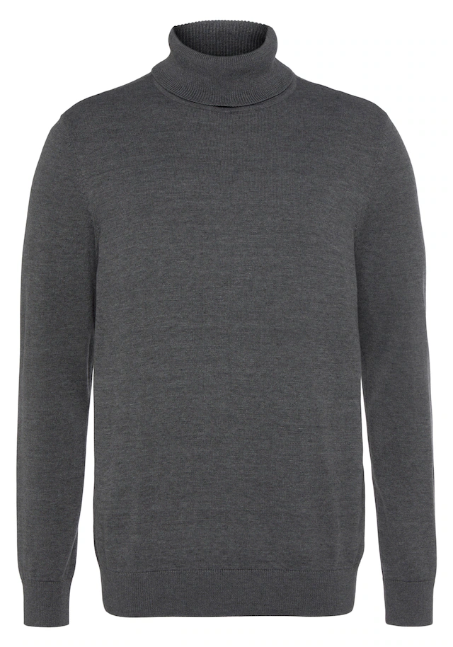 AJC Rollkragenpullover mit Rollkragen aus Rippstrick