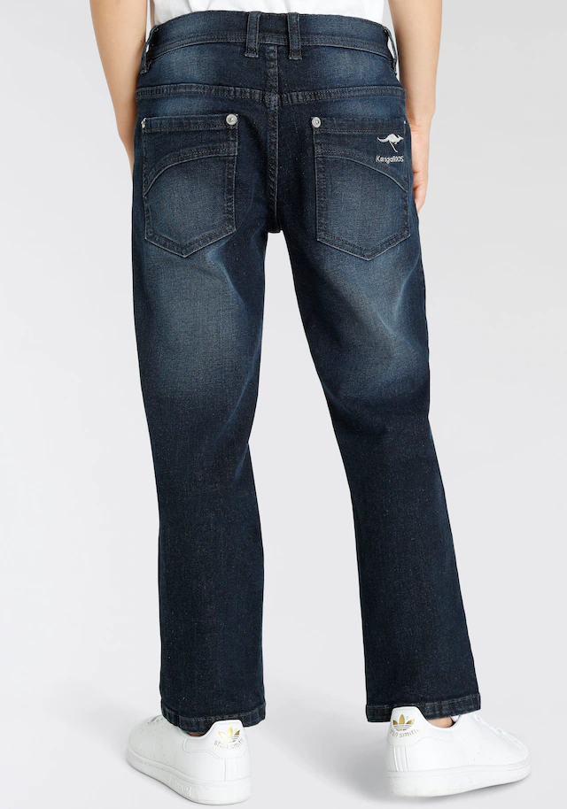 KangaROOS Straight-Jeans », regular fit mit geradem Beinverlauf« bequeme Passform, gerades Bein, niedrige Leibhöhe