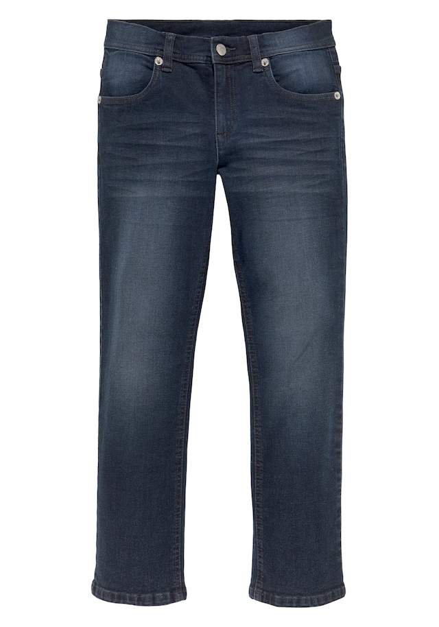 KangaROOS Straight-Jeans », regular fit mit geradem Beinverlauf« bequeme Passform, gerades Bein, niedrige Leibhöhe