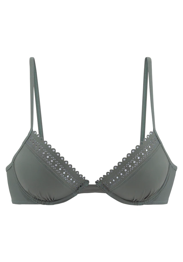 s.Oliver Bügel-Bikini-Top »Aiko« mit Häkeloptik